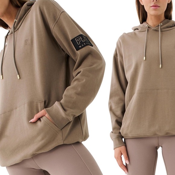 P.E Nation Womens 3XL Hoodie Organic Cotton Blend Oversized Pullover Hoodie - Picture 1 of 10